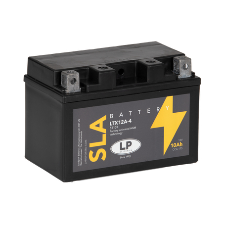 Batterie moto Landport YTX12A-4 12V 10Ah